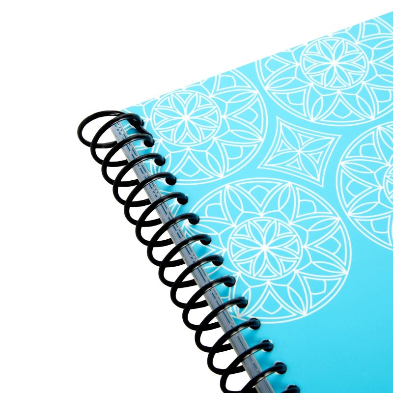 Paper Junkie Budget Planner 2025-8 x 10 In, Blue - Expense Tracker Notebook - Bill Organizer with 24 Pockets - Image 5